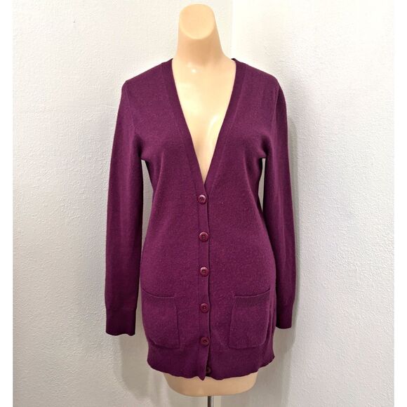 Lord Taylor Womens Cashmere Cardigan Size S Sweater Button Down Vintage Preppy - Picture 1 of 7